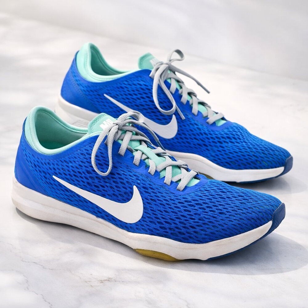 Nike Zoom Fit Training Shoes Blue Mint Women’s 8.5